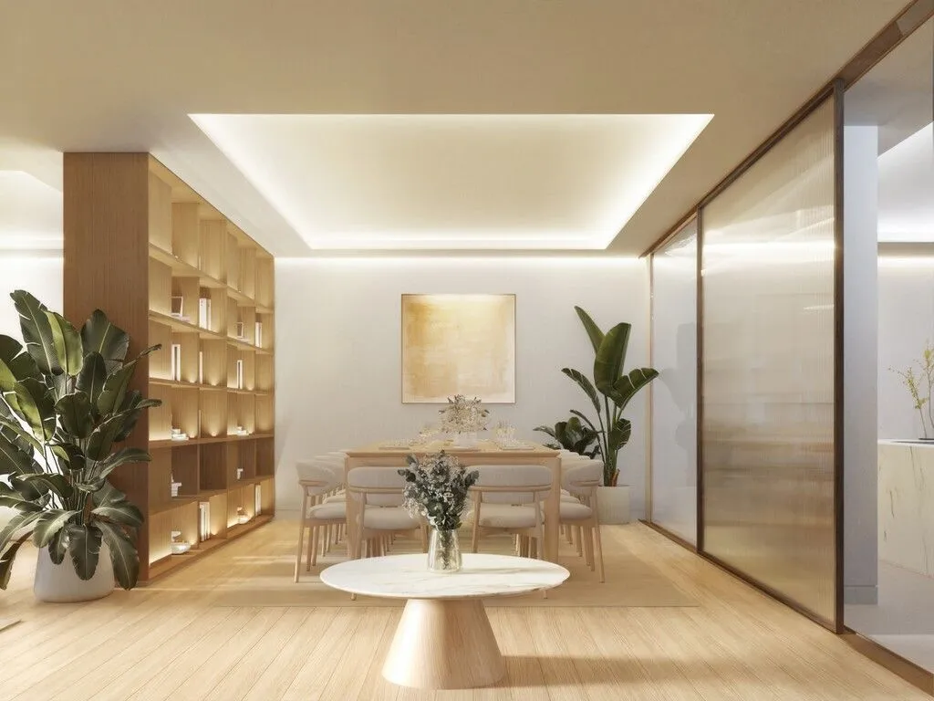 Söögituba - Luxury Apartment with City View in Madrid