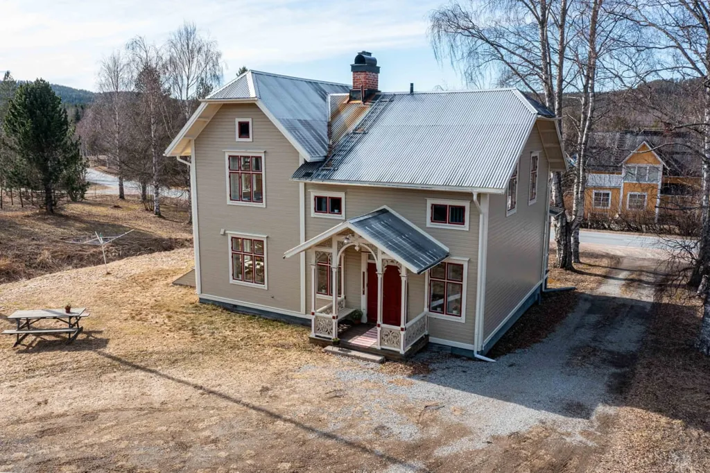 Vista aerea - Charming Farmhouse with Workshop in Nyhem