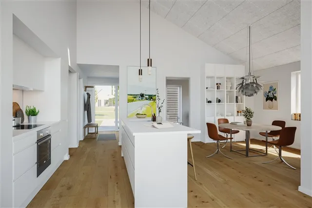 Sala da pranzo - Single-Level Home with Garden in Kongehøjen