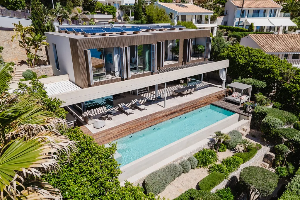 Õhuvaade - Villa with Sea View and Infinity Pool in Cala Llamp