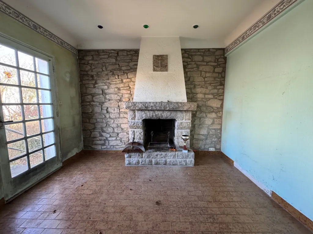 Living Room - House with Sea View in Le Bono