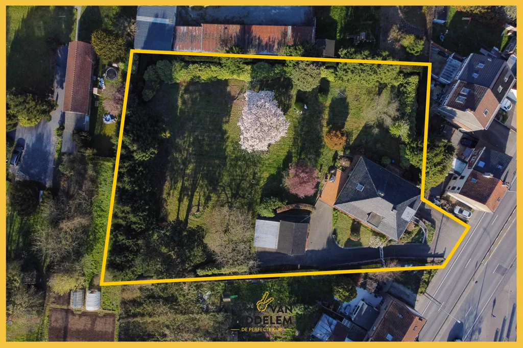 Vue aérienne - Villa avec Jardin et Terrasse sur Grand Parc à Bruxelles