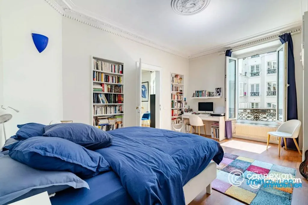 Chambres - Appartement Familial avec Triple Exposition à Paris