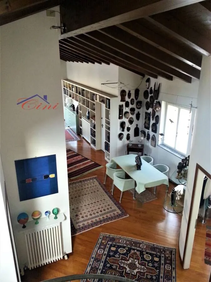 Séjour - Penthouse with Lake View in Abbadia Lariana