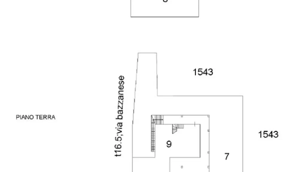 Planimetria - Villa with Garden in L'Aquila