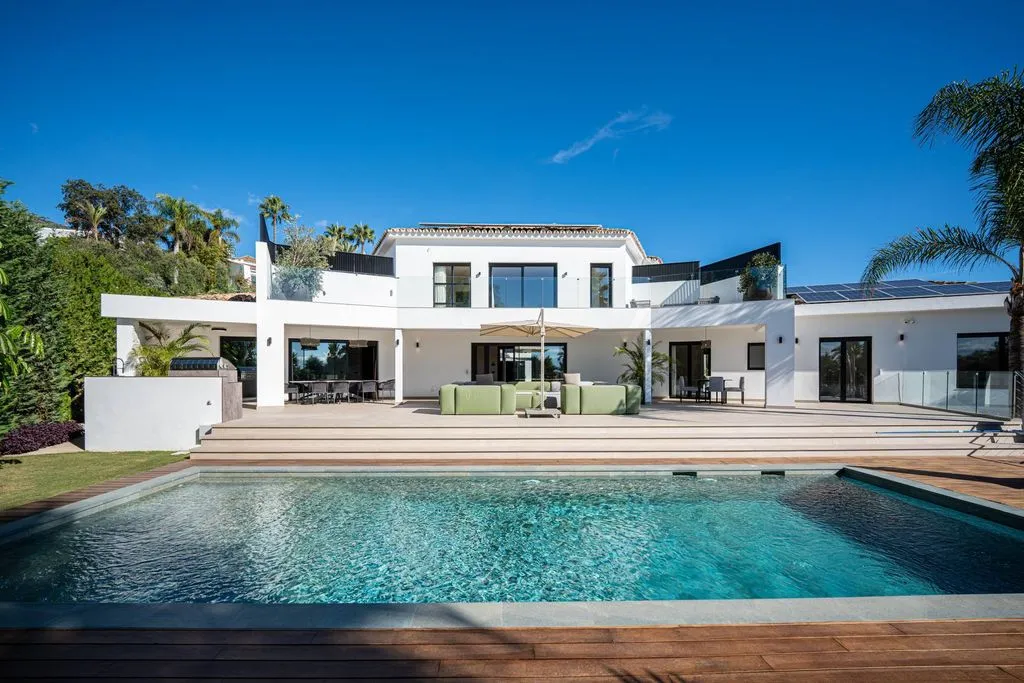 Piscine - Luxury Villa with Sea View in Marbella