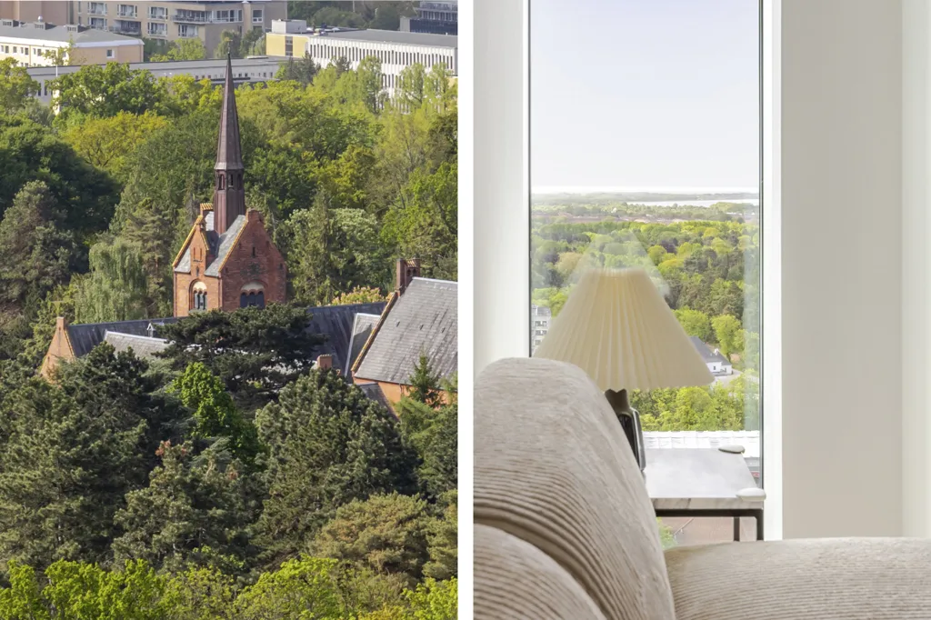 Salón - Apartment with City View in Copenhagen V