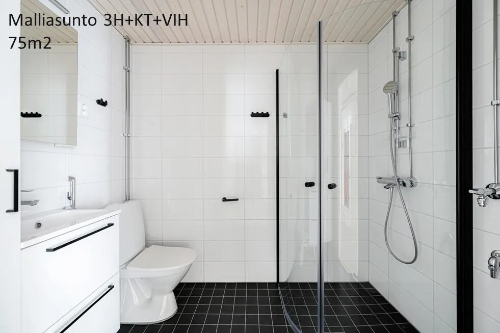 Vannitoad - Modern Flat with Conservatory in Aurinkolahti