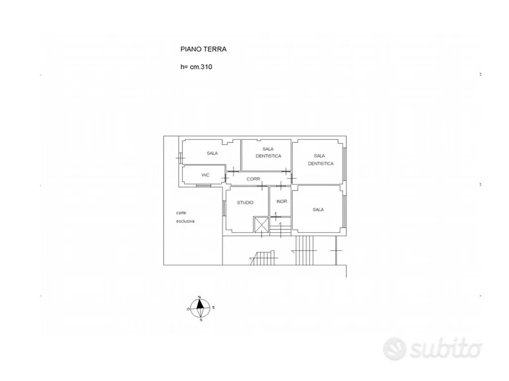 Floor Plan - Apartment with Private Courtyard in City Centre