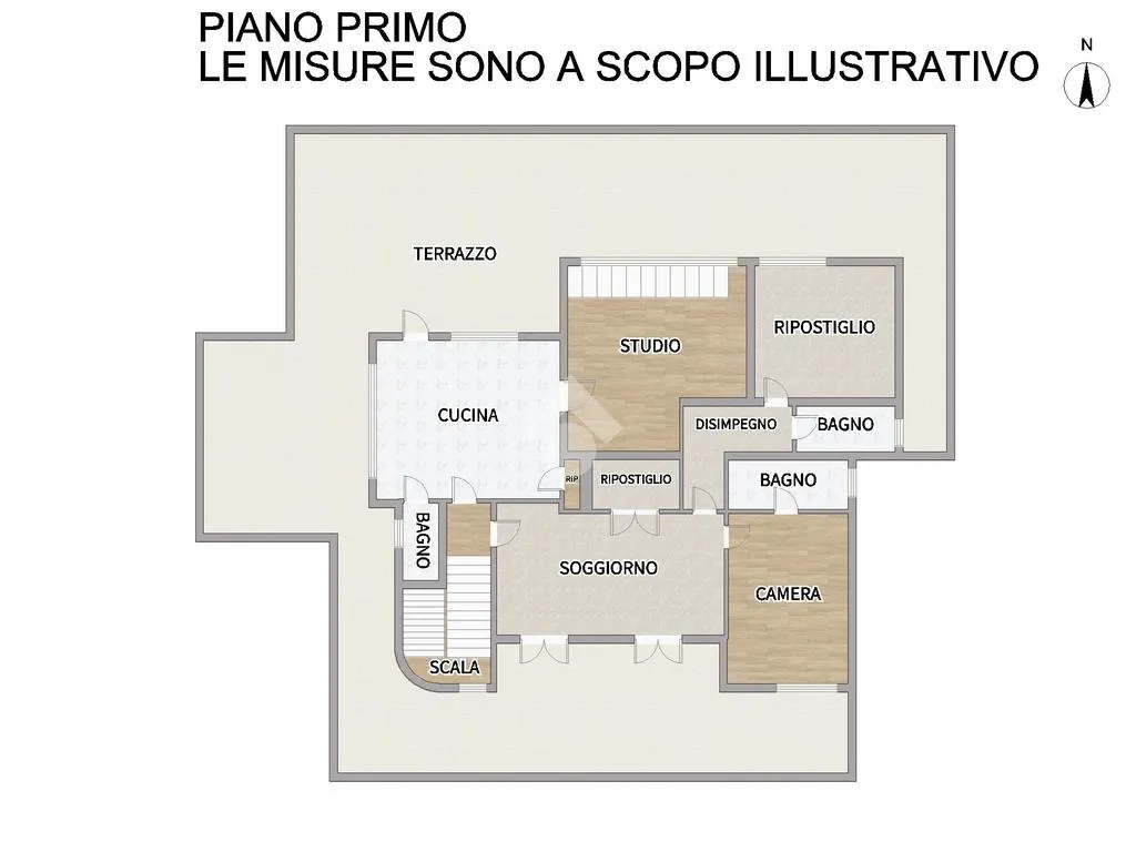 Planimetria - Independent Villa with Pool in Roseto degli Abruzzi