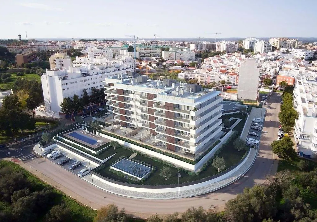 Aerial - Luxury Flat with Pool in Portimão