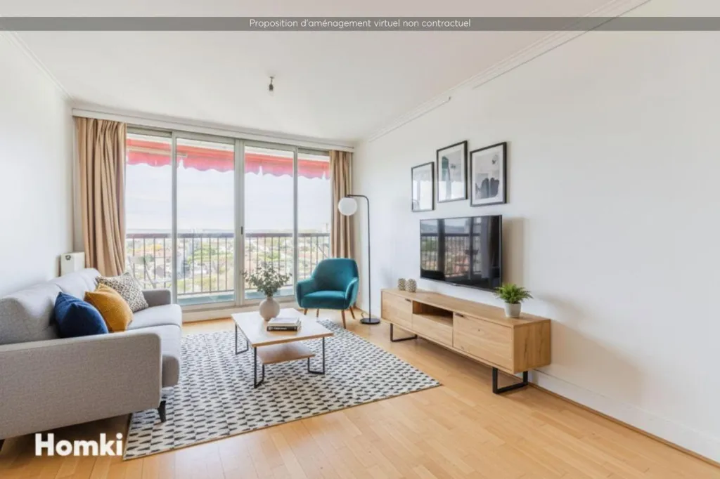 Séjour - Appartement T5 avec Balcons à Villejuif