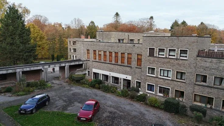 Vue aérienne - Maison au Calme à Profondeville