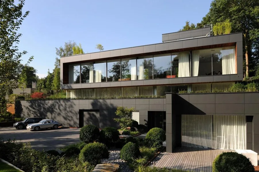 Extérieur - Villa Contemporaine avec Vue Panoramique à Uccle