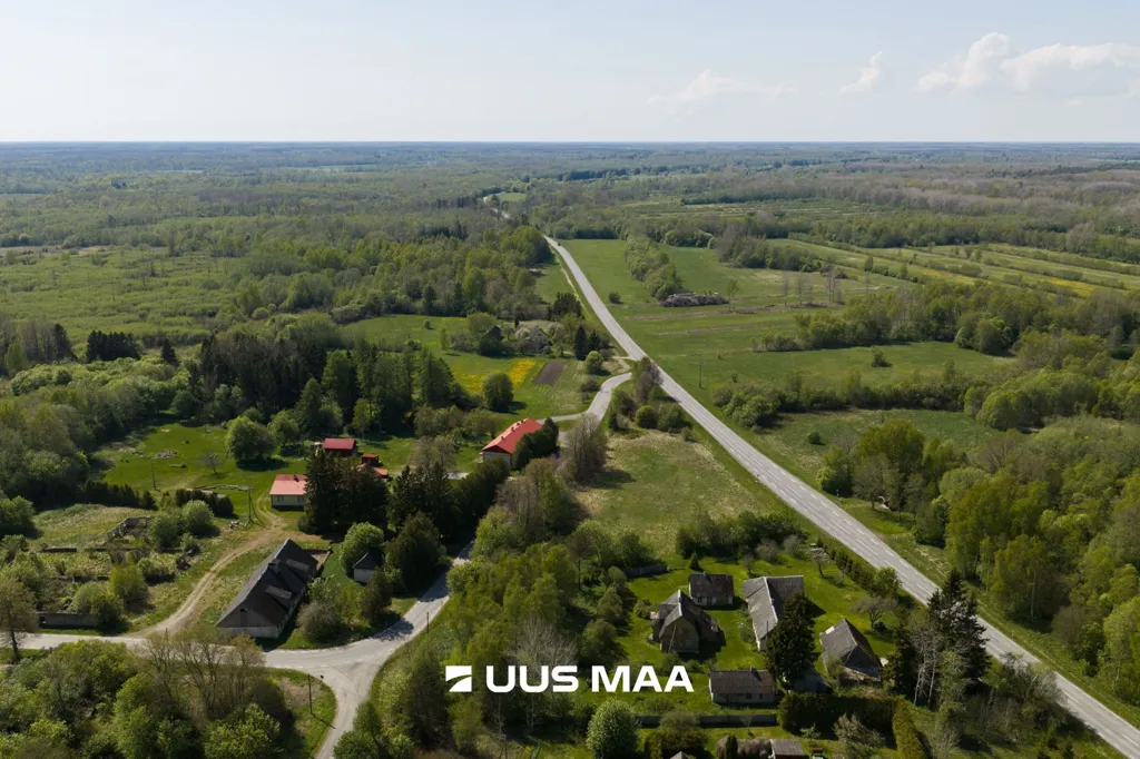 Aerial - Extensive Land with Renovation Potential in Sakla, Saaremaa