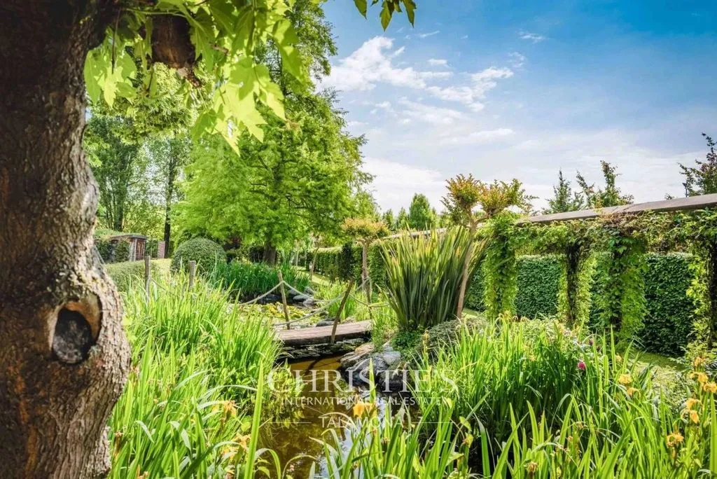 Garden - Historic Villa with Pool in Oleggio, Piedmont