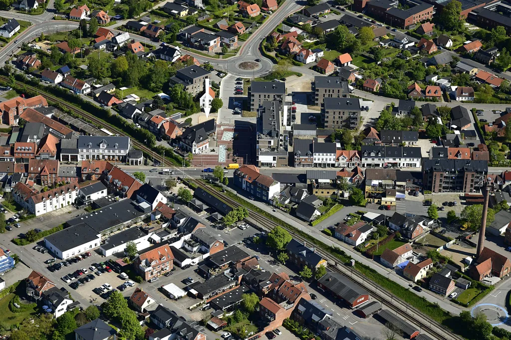Vue aérienne - Approved Project Plot with Sea View in Ry