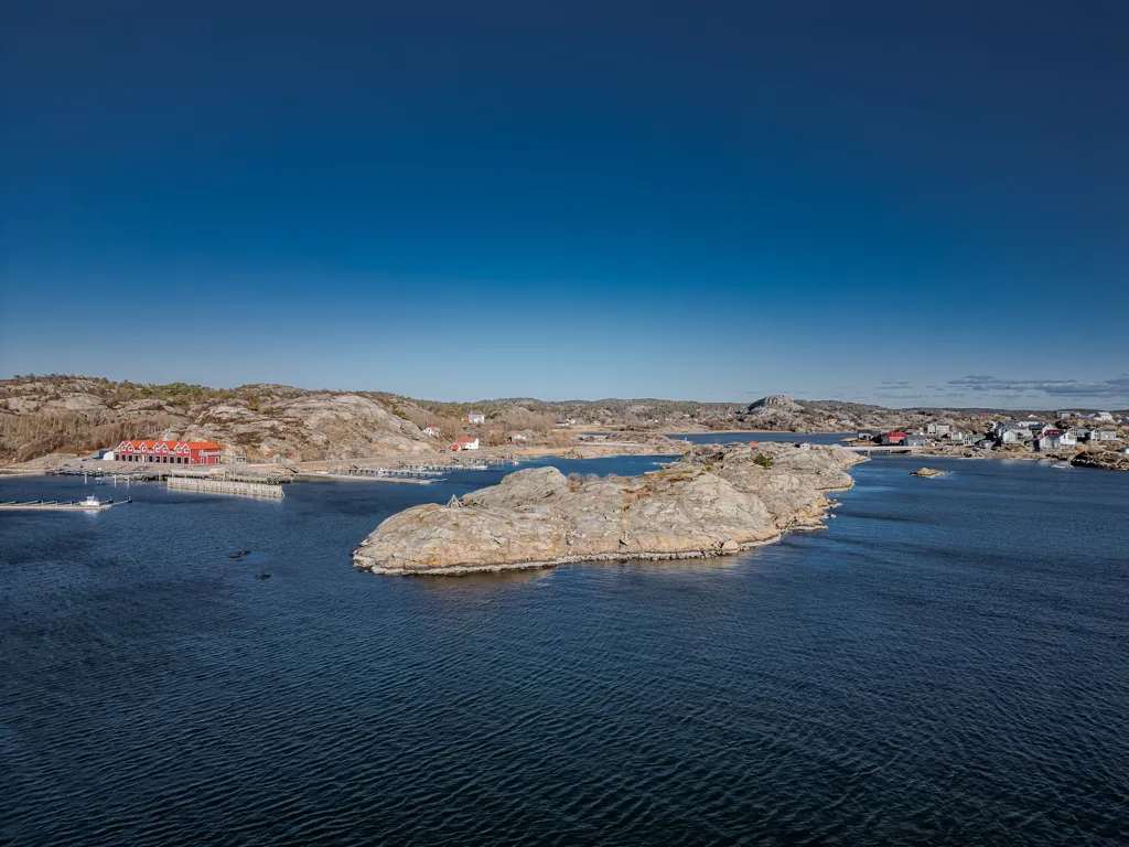 Aerial - Private Island with Waterfront in Kungälv