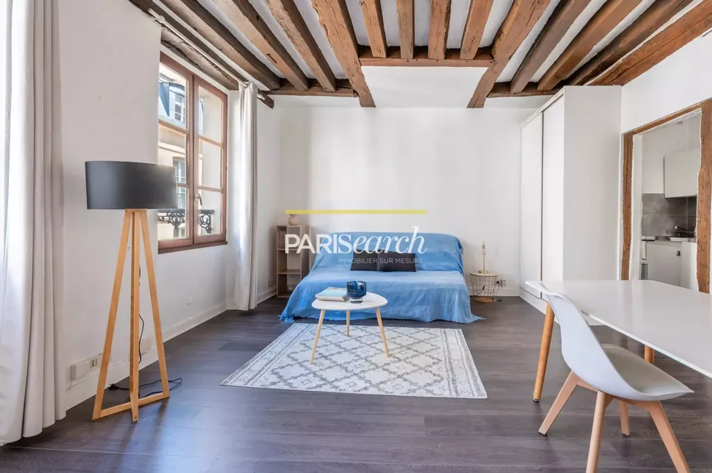Séjour - Studio Charmant à Saint-Germain-des-Prés, Paris 6