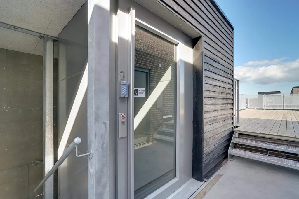 Balcon - Modern Apartment with Terrace in Brønderslev