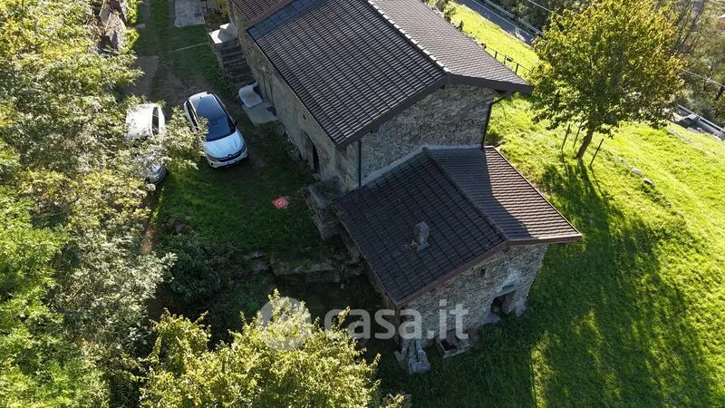 Vue aérienne - Rustico with Valtellina View in Cino