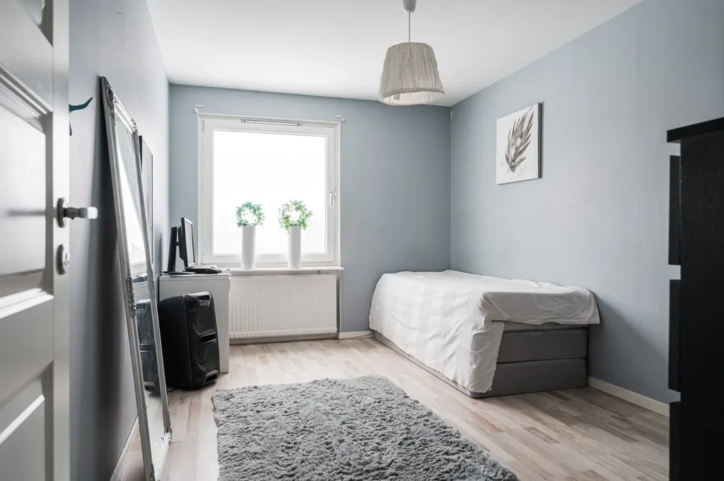 Camere da letto - Spacious Apartment with Balcony in Sjöbo