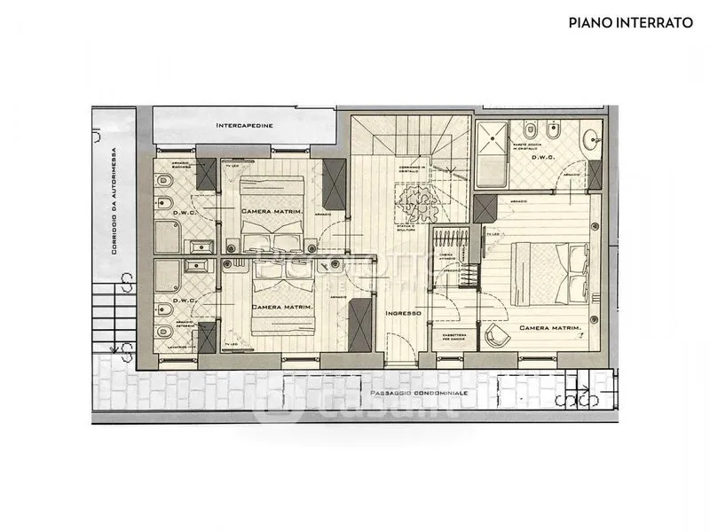 Planimetria - Luxury Apartment with Panoramic View in Cortina d'Ampezzo