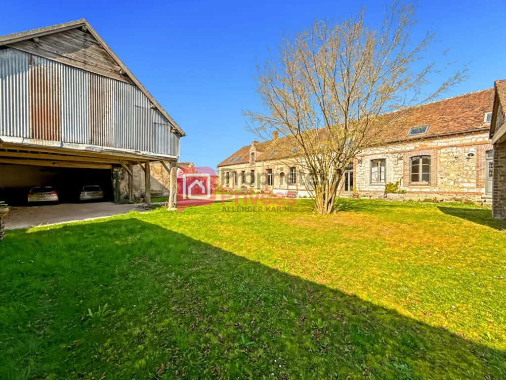 Jardin - Maison avec Deux Habitations et Grand Terrain à Sergines
