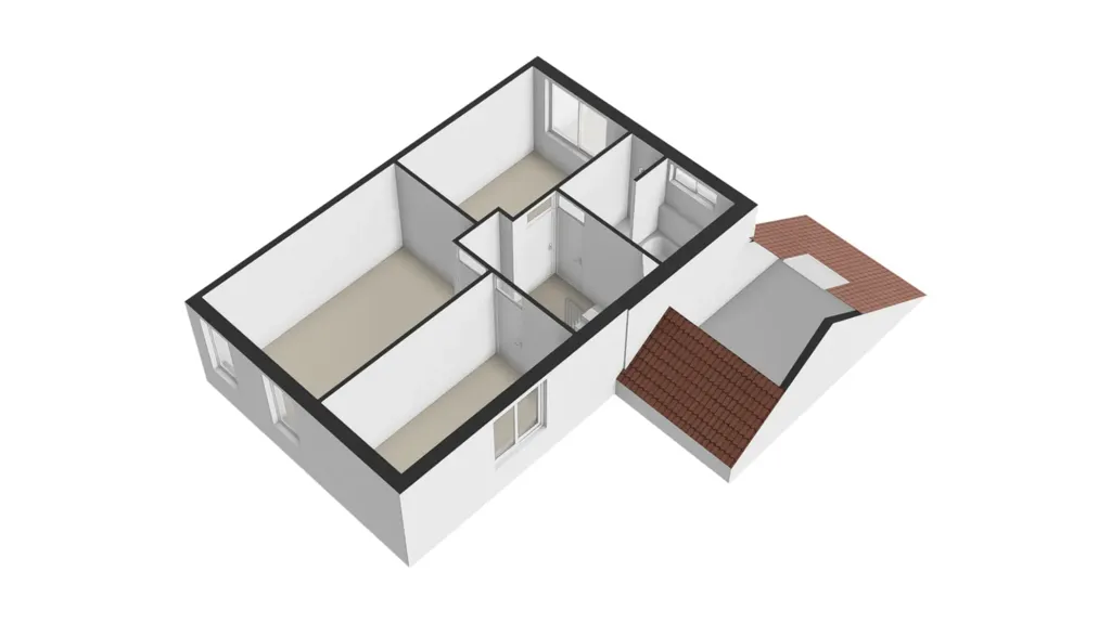 Planimetria - Two-Storey House with Garden in Sittard