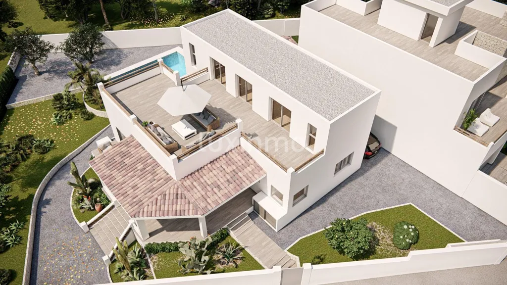 Õhuvaade - Detached House with Redevelopment Potential in L'Albir