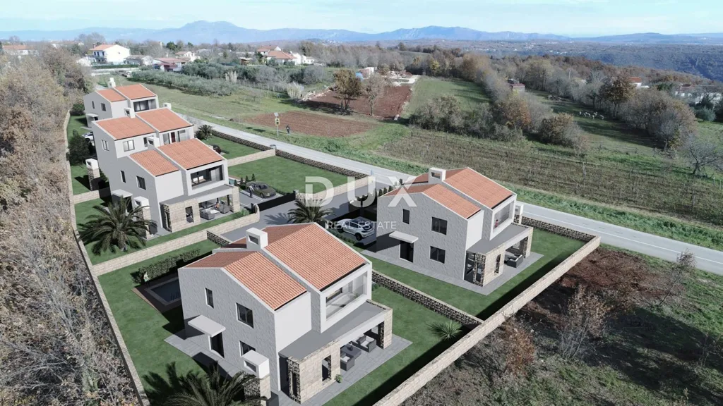 Aerial - Building Plot with Sea View in Barban, Istra