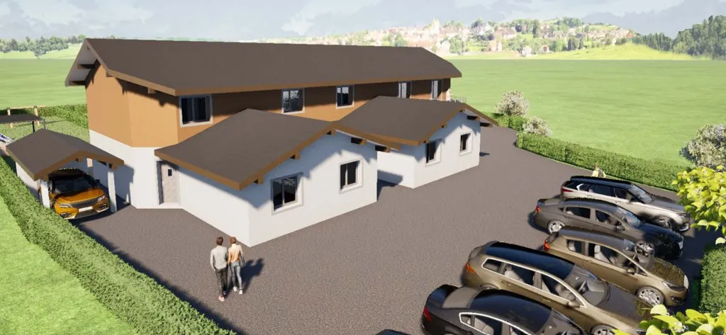 Duplex Neuf avec Jardin à Draillant