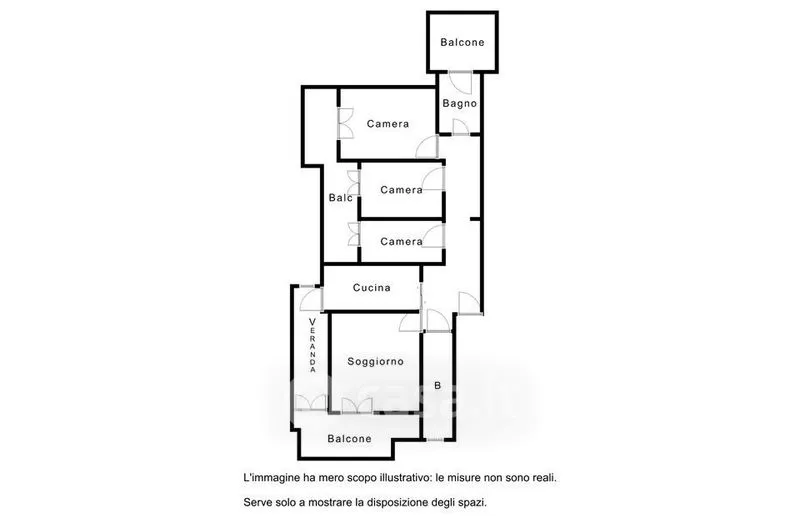 Plan - 5-Room Apartment with Solar Features in Alba Adriatica