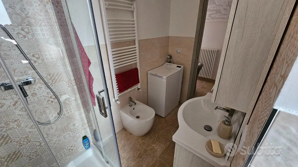 Salles de bain - Duplex with Private Entrance in S. Angelo di Bagno