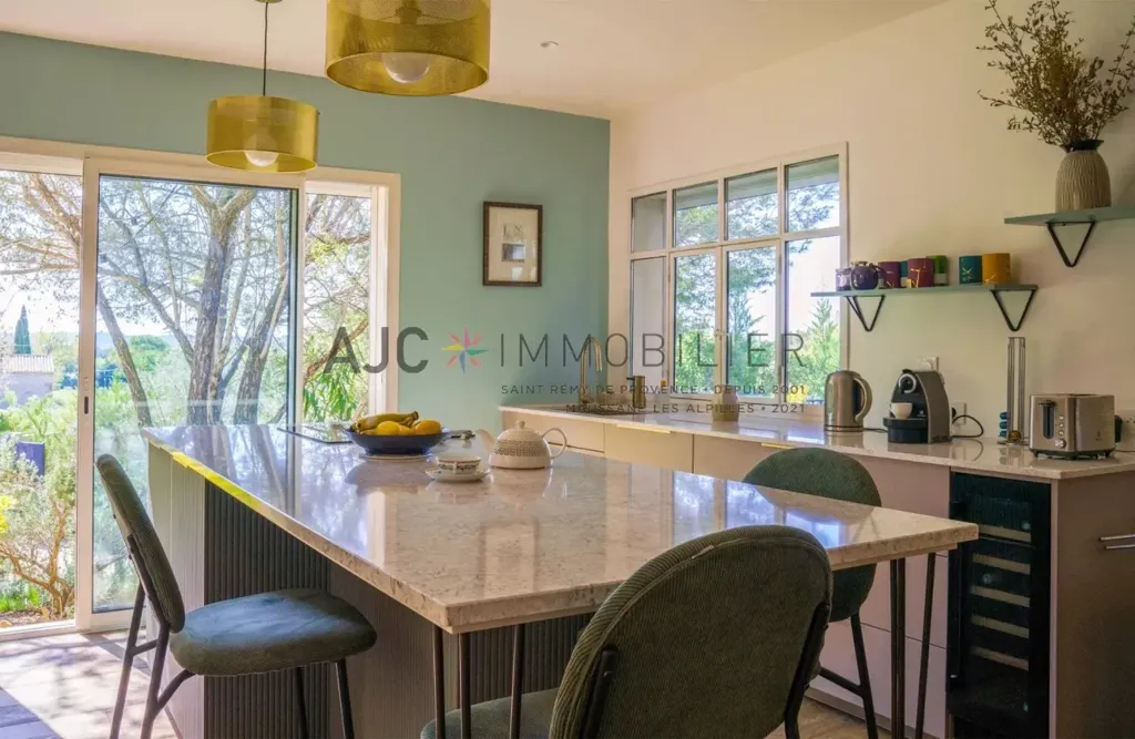 Cuisine - Maison avec Piscine sur les Alpilles à Mouriès