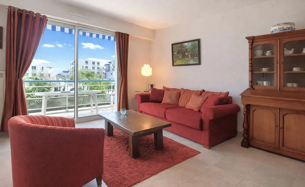 Séjour - Appartement avec Terrasse Vue Mer à Pornichet