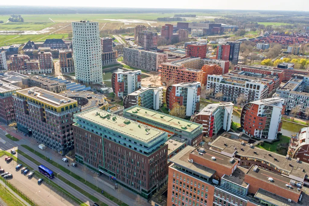 Vue aérienne - Appartement 2 pièces à Den Bosch