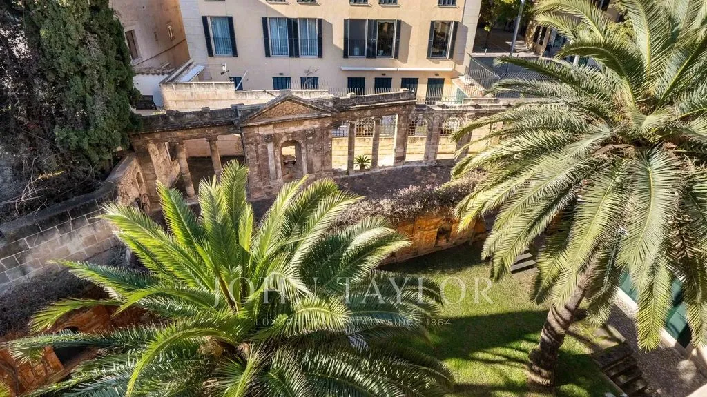 Jardín - Apartamento con vistas a la ciudad en Palma de Mallorca