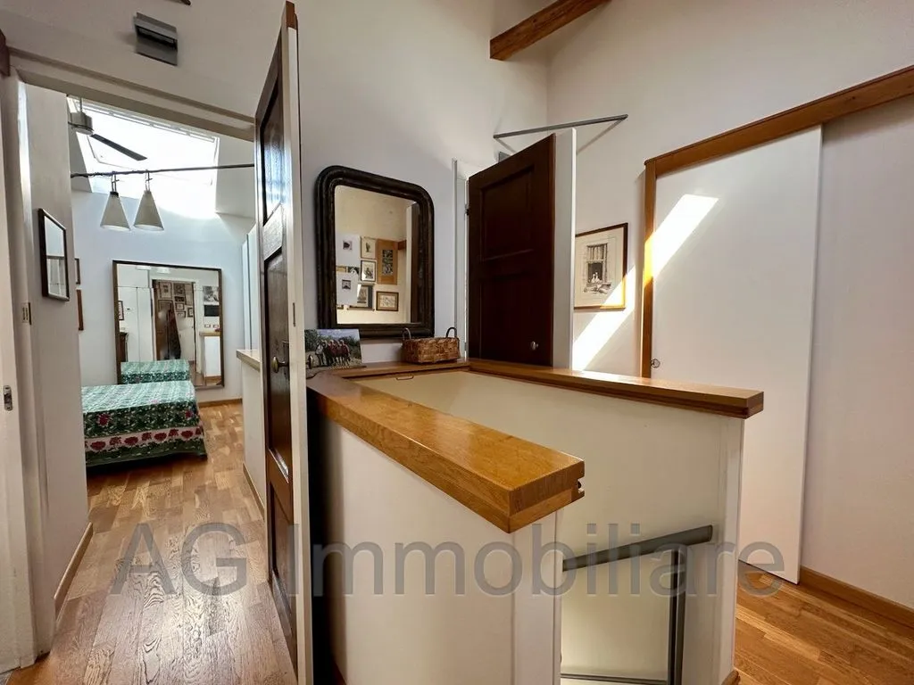 Hallway - Rear-Converted Attico with Balcony in Verbania