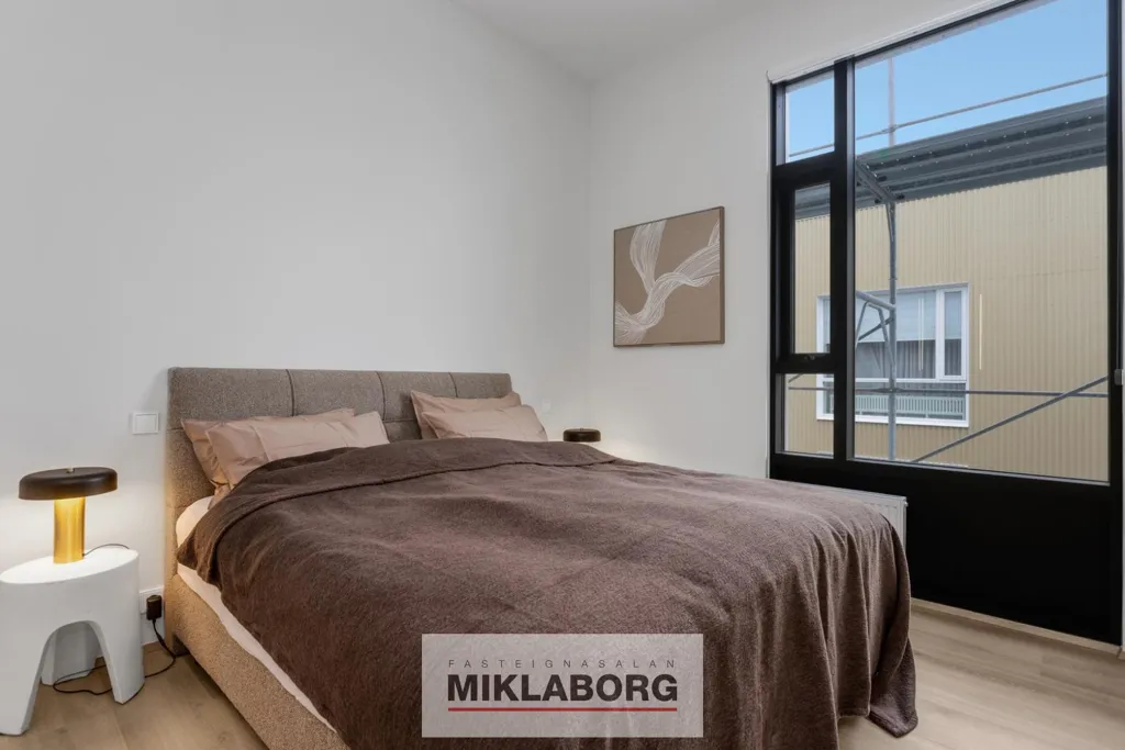 Camere da letto - New Flat with Balcony in Hafnarbraut