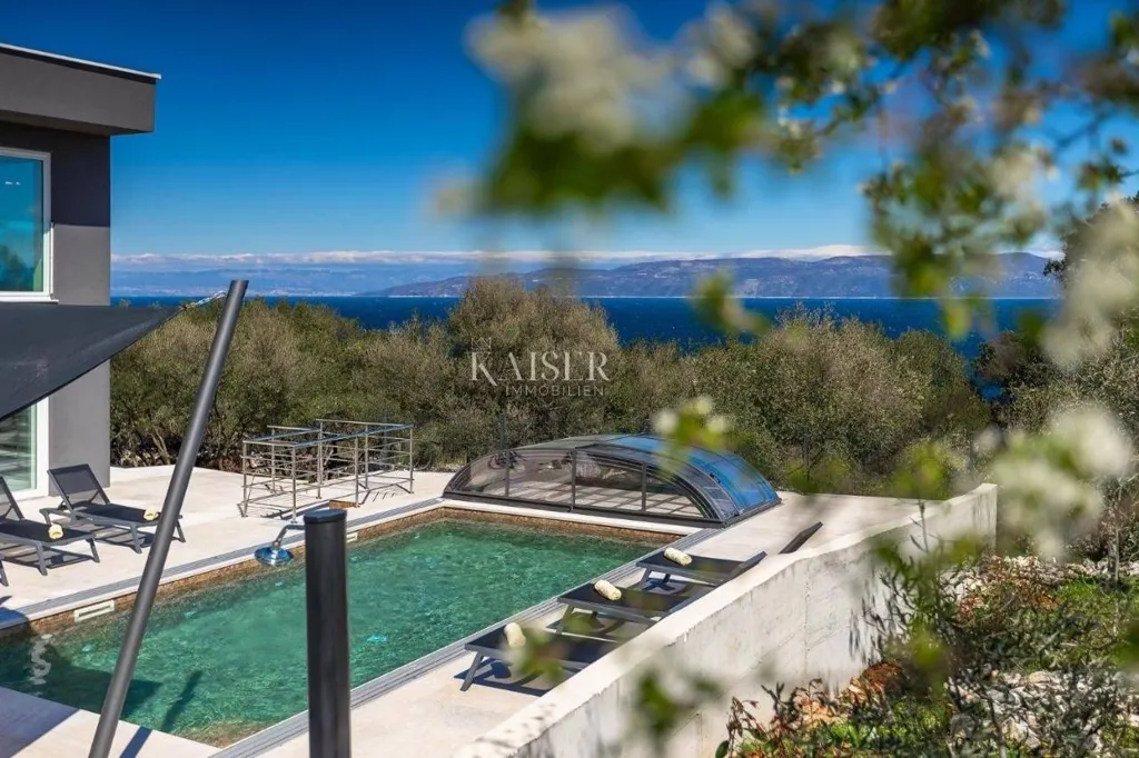 Piscina - New Villa with Pool near Labin