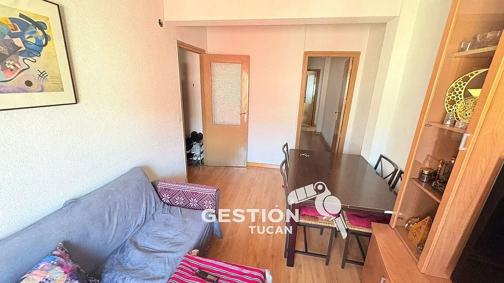 Living Room - Apartment with Terrace near Corte Inglés
