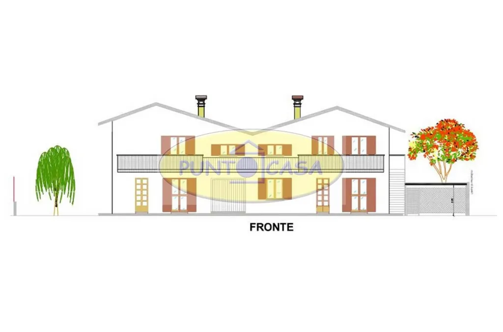 New Triplex Villa with Private Garden in Borghetto Lodigiano