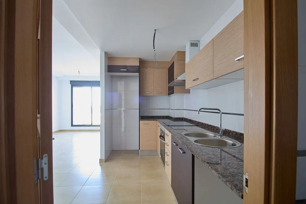 Köök - Modern Flat with Balcony in Albal