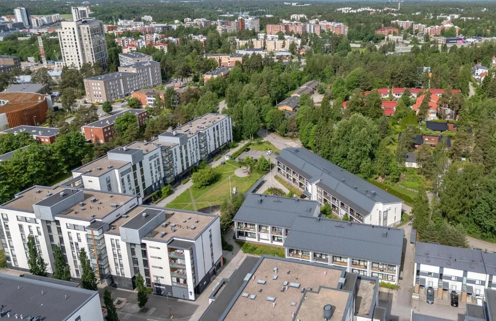 Vista aerea - Modern Flat with Balcony in Leppävaara, Espoo