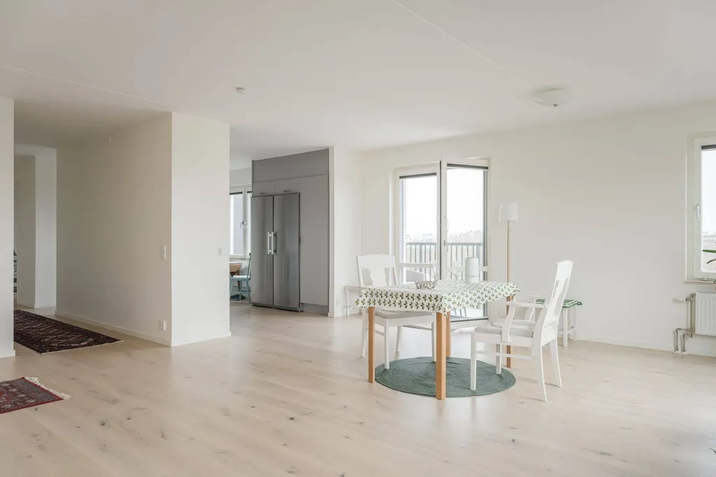 Soggiorno - Corner Flat with Two Balconies in Aromalund, Lund