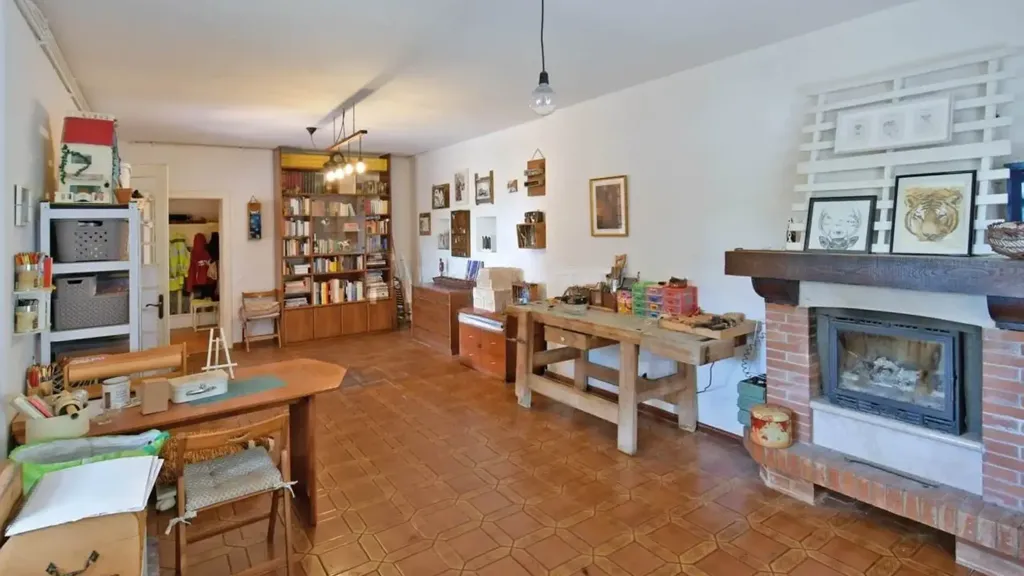 Séjour - Rustic Villa with Garden in Montebelluna