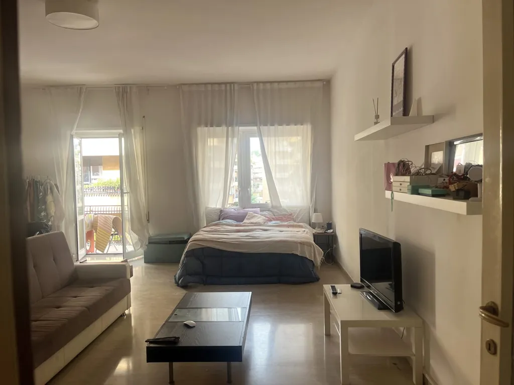 Chambres - Studio Apartment with Balcony in Conca d'Oro, Rome
