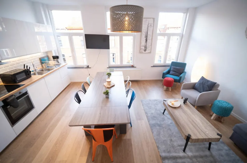 Dining Room - Coliving Room with Private Bathroom near Flagey