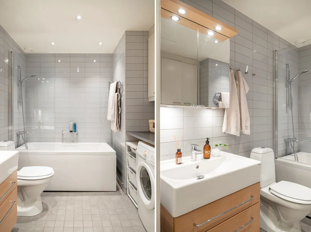 Bathrooms - Apartment with Balcony in Södermalm, Stockholm